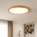 Ceiling Light Fixture Ultrathin Wooden LED Ceiling Light Just 2.5 cm Thick in Two Sizes