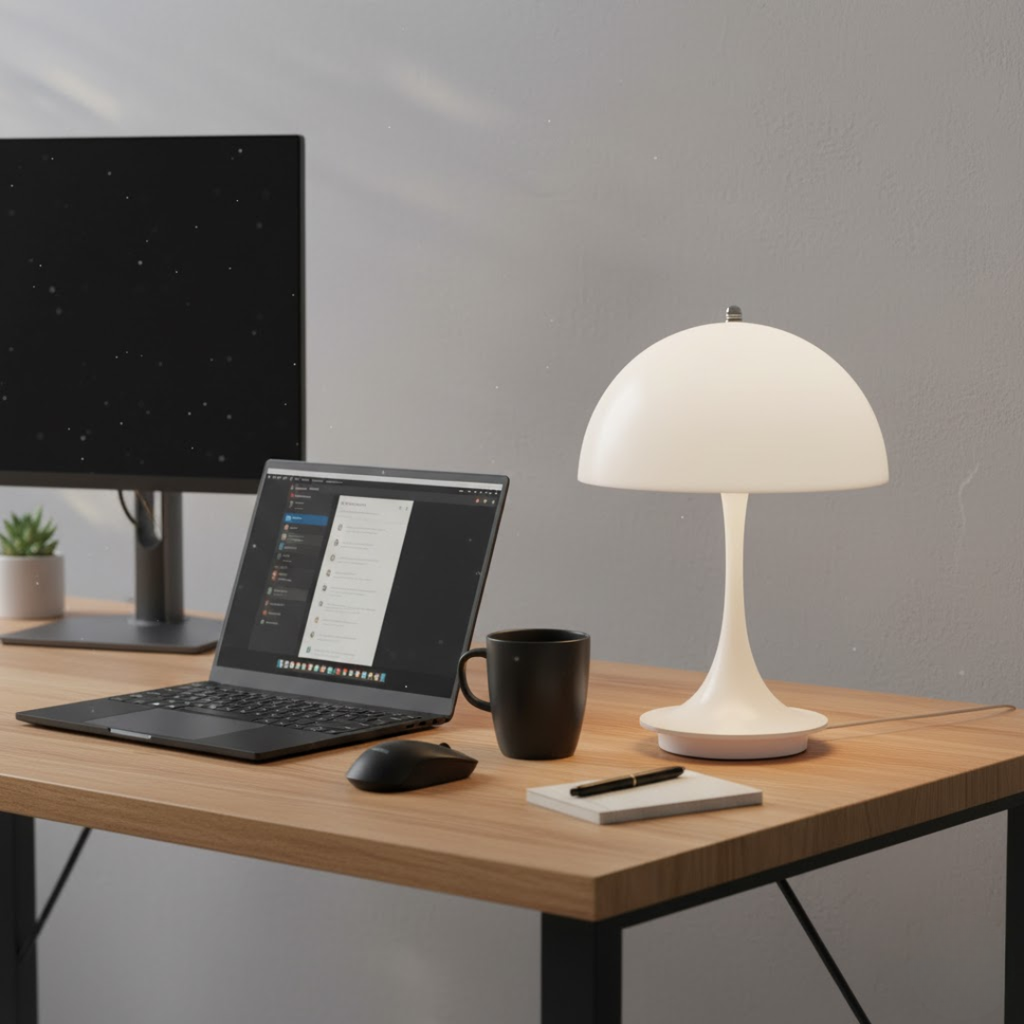 Wireless Table Lamp Modern Metal and Glass Table Lamps with 1800 mAh Battery