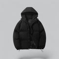Coat Winter Jacket Padded Parka with Hood Cut Loose for Layering