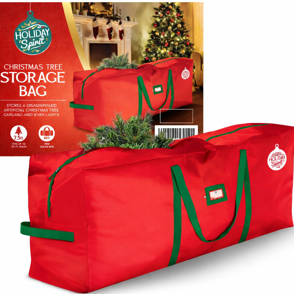 Christmas Tree Bag Storage in 1680D Oxford Fabric Rated to 100 kg