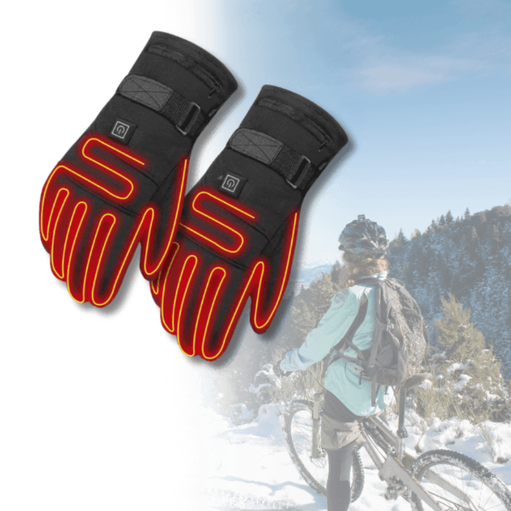 Heated Gloves Rechargeable Waterproof with Three Temperature Settings