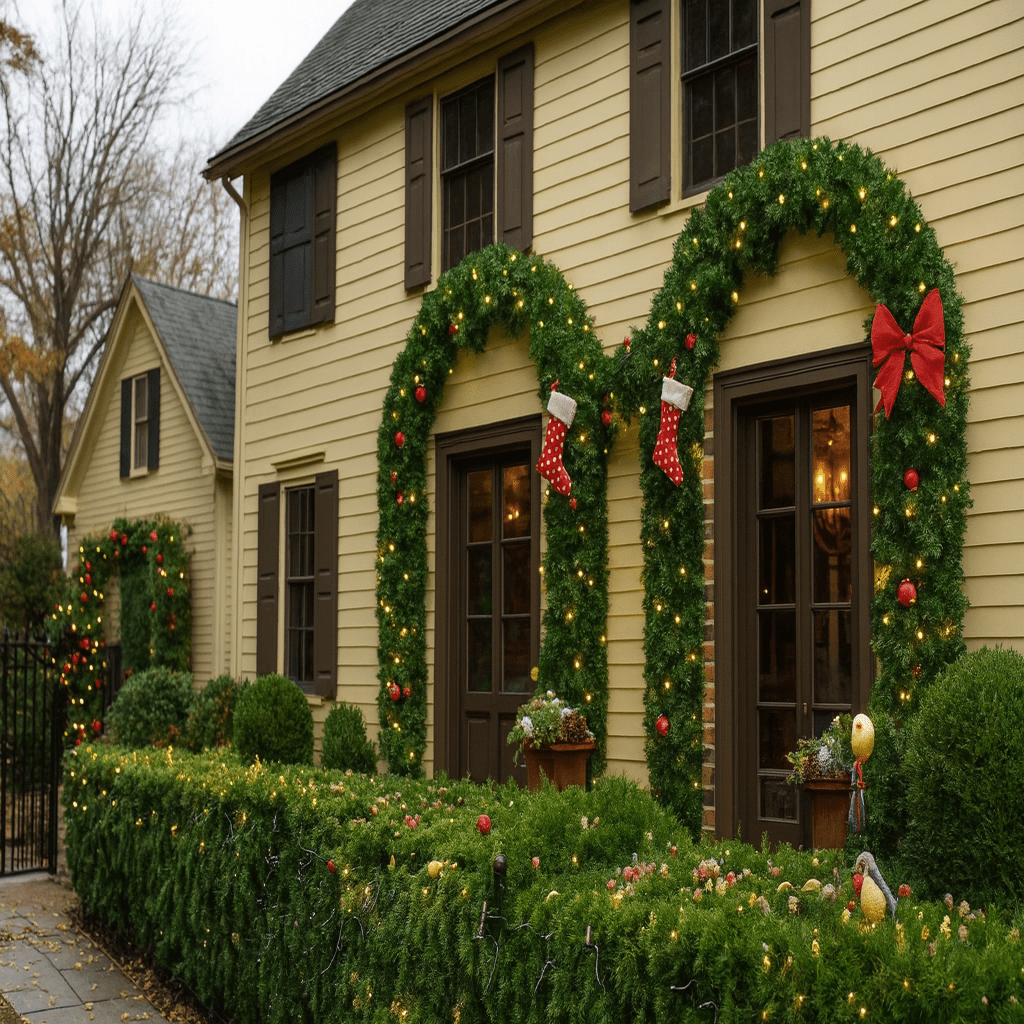 Christmas Lights Garland 2.7 m with 100 Warm White LEDs Battery Powered