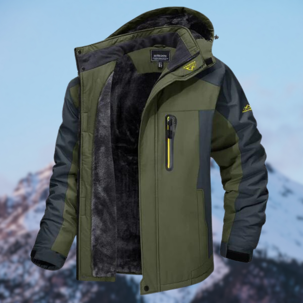 Mens Winter Jackets Hooded Water Repellent Insulated from L to 5XL