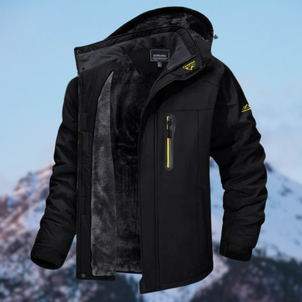 Mens Winter Jackets Hooded Water Repellent Insulated from L to 5XL