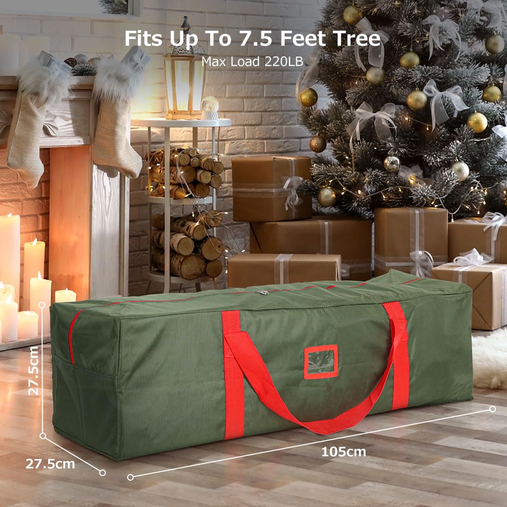 Christmas Tree Bag Storage in 1680D Oxford Fabric Rated to 100 kg