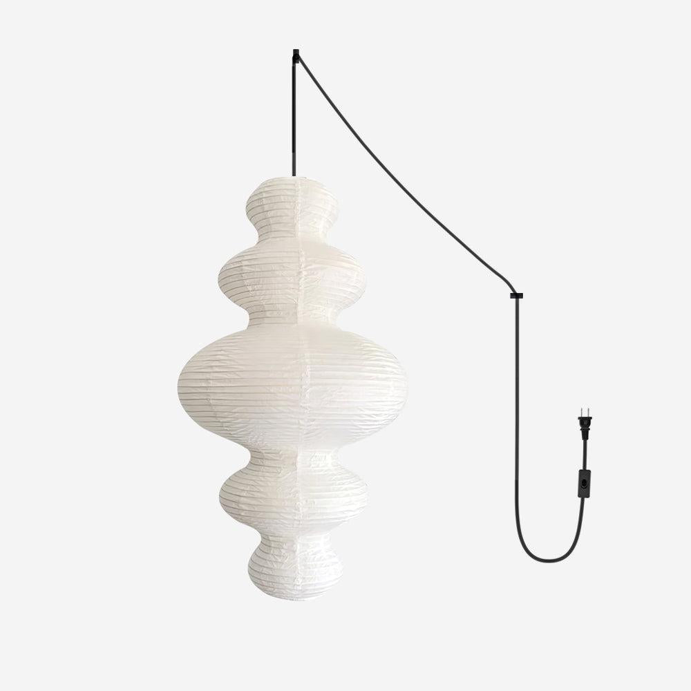Pendant Light Rice Paper Shade 47 cm Kitchen Pendant Lighting for Sloped Ceilings