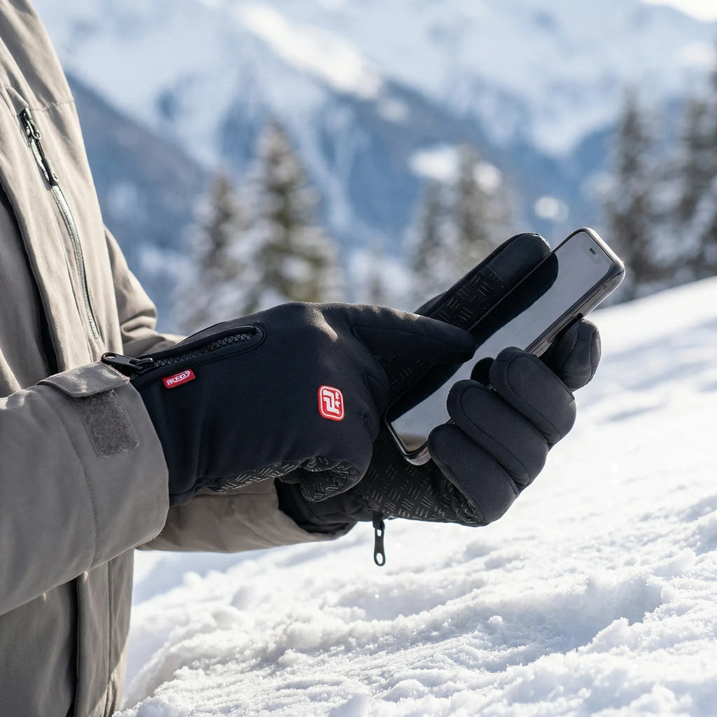 Heated Gloves USB Slim with Plates on the Back of Hand and Grip Palm