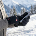 Heated Gloves USB Slim with Plates on the Back of Hand and Grip Palm