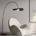 Floor Lamp Wabi Sabi Iron and Acrylic Handcrafted with Adjustable Height to 200 cm