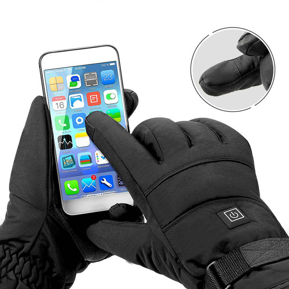 Heated Gloves Rechargeable Waterproof with Three Temperature Settings