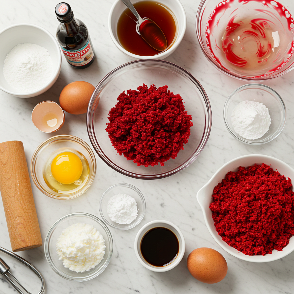 Essential Ingredients for Your Red Velvet Cake
