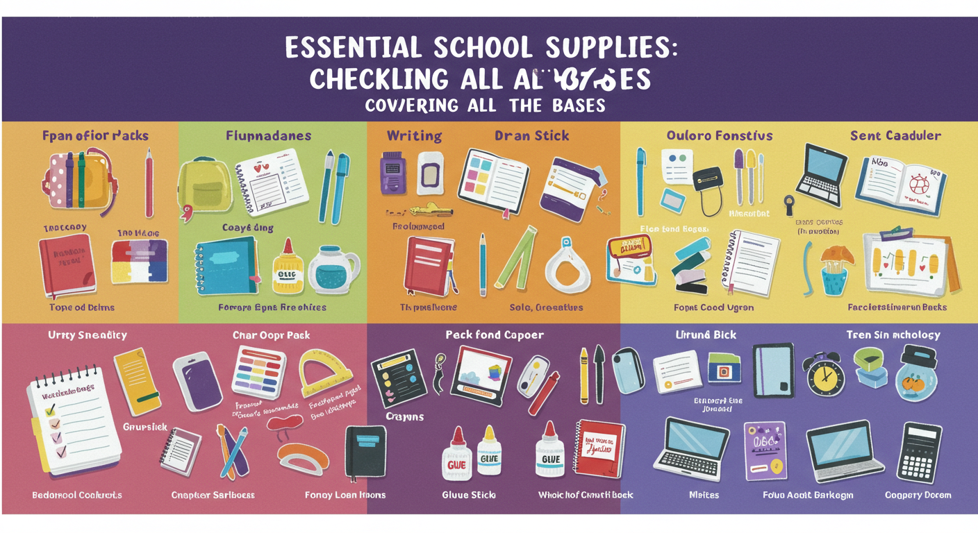 Essential School Supplies Checklist: Covering All the Bases