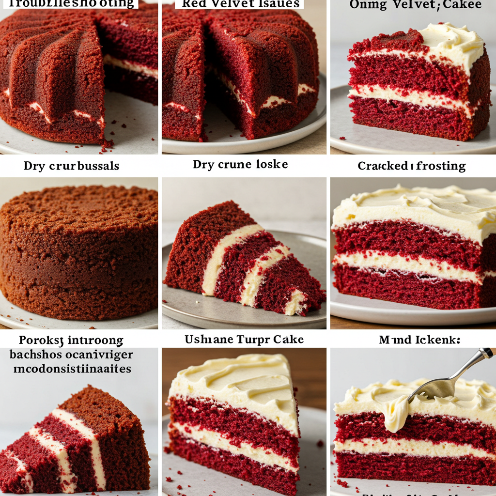 Troubleshooting Common Red Velvet Cake Issues
