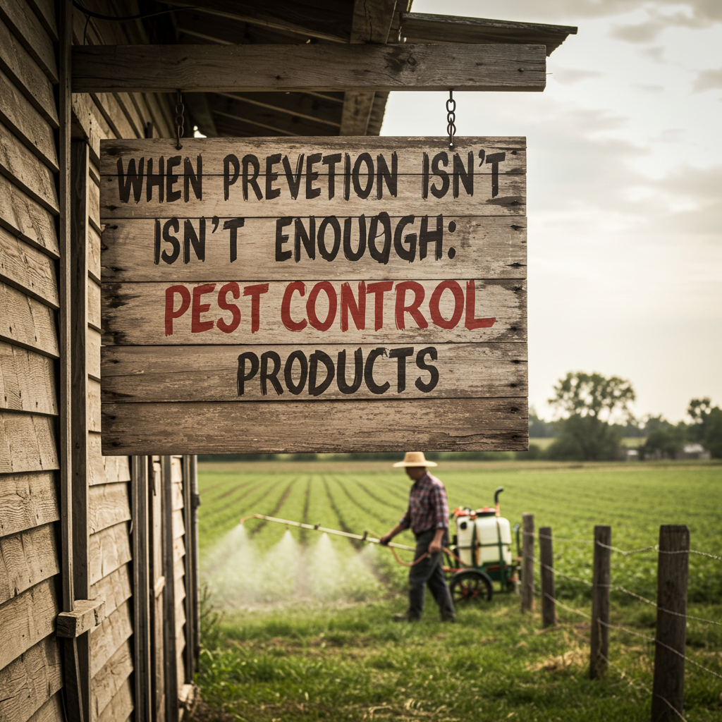 When Prevention Isn't Enough: Pest Control Products